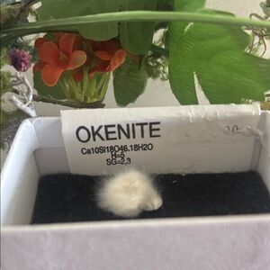 Okenite Mineral Specimen - White Fuzzy Crystal